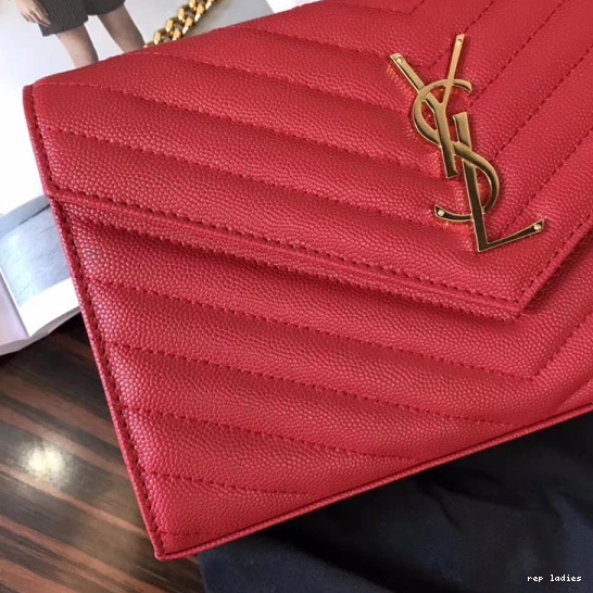 Repzbay REP YSL CHAIN WALLET MATELASSÉ CASSANDRE 0728